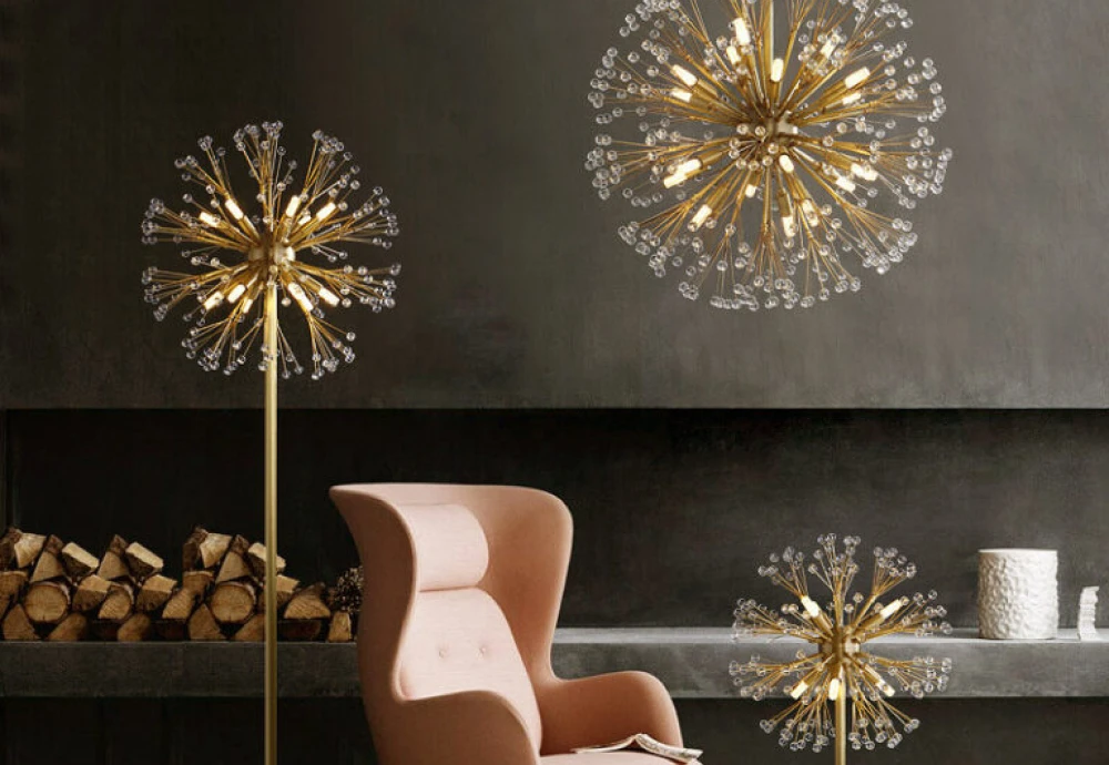 globe chandelier crystal